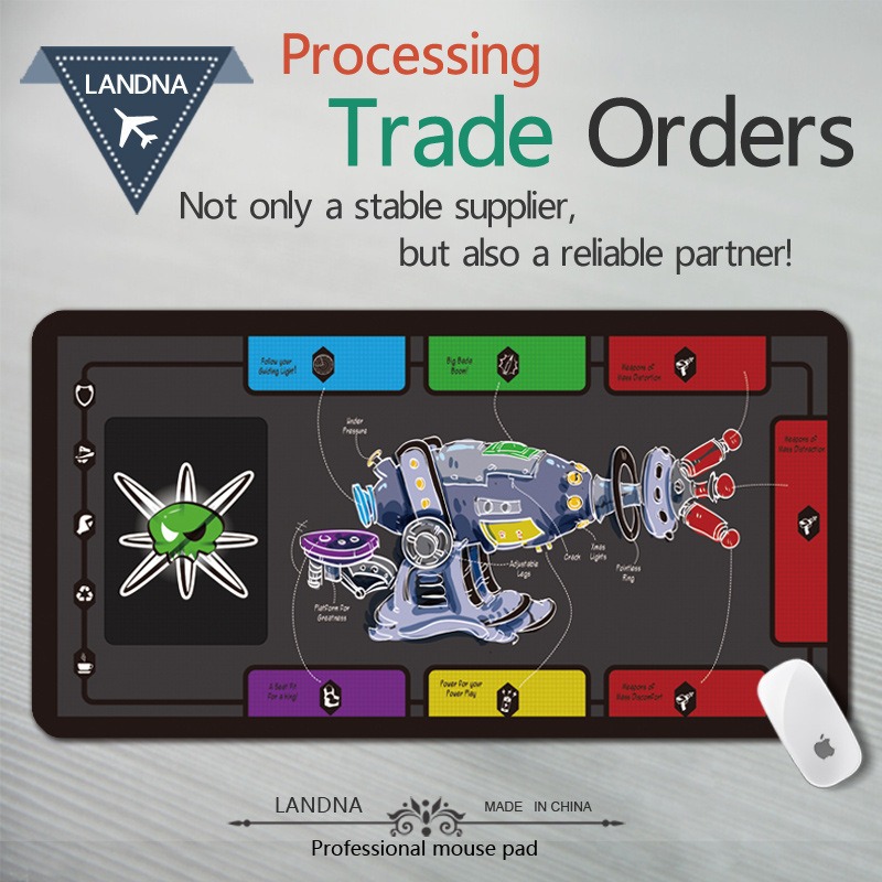 Esports Gaming Logos - Alas Mouse Karet Ukuran Ekstra Besar,