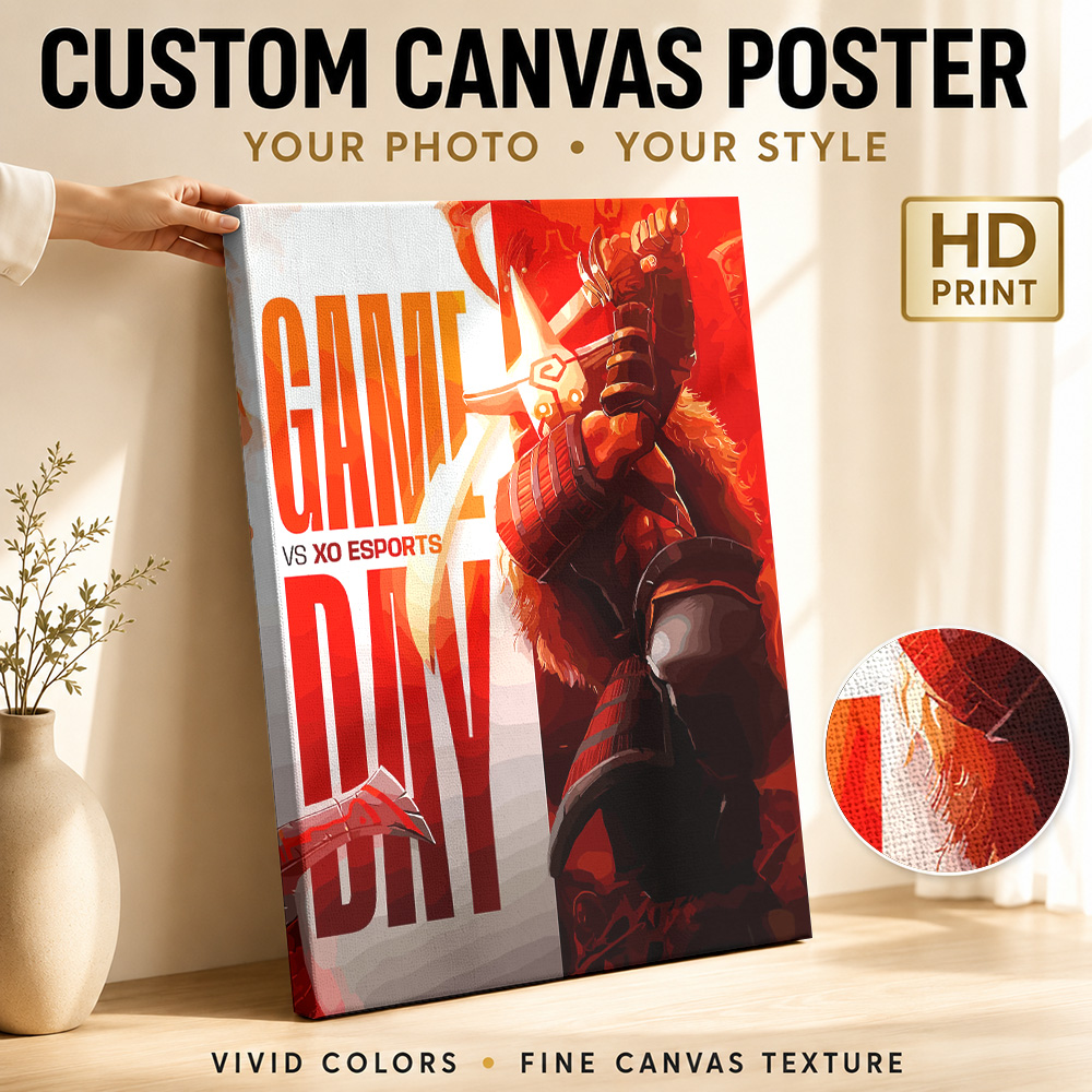 Poster Kanvas Berbingkai Game  - Esports Gaming Poster ulasan dan harga