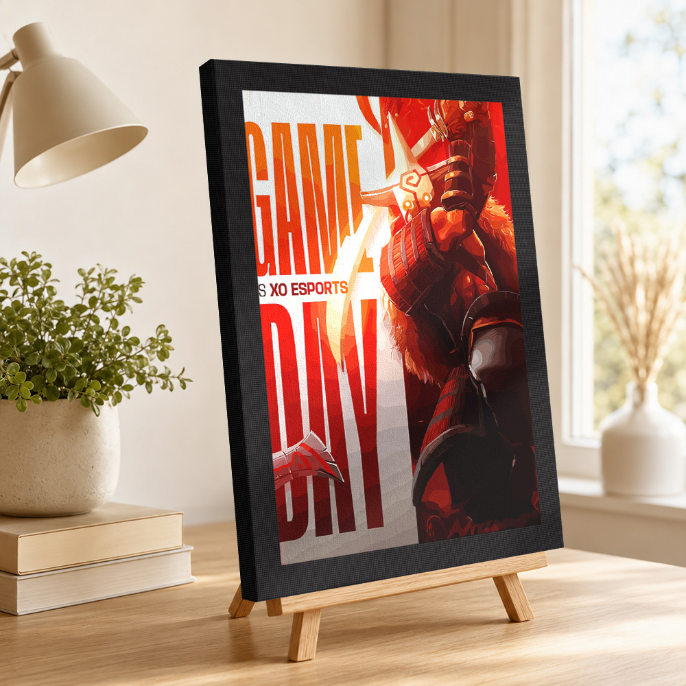 Poster Kanvas Berbingkai Game  - Esports Gaming Poster ulasan dan harga