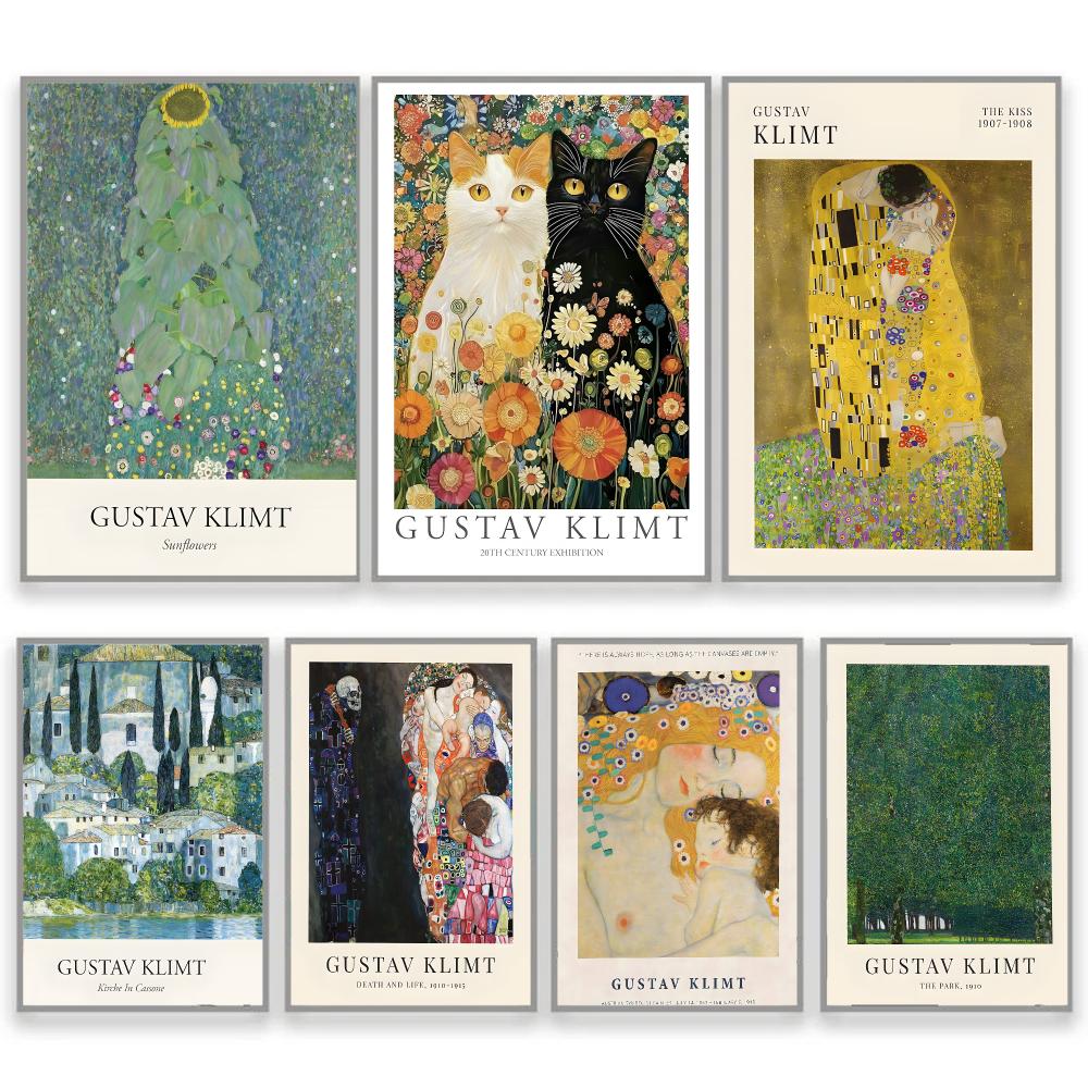 G-Gustav Klimt Seni Desain Int - Esports Gaming Poster ulasan dan harga