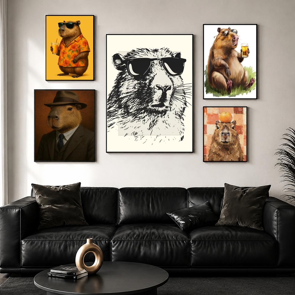 Poster Dinding Cetak Capybara  - Esports Gaming Poster ulasan dan harga