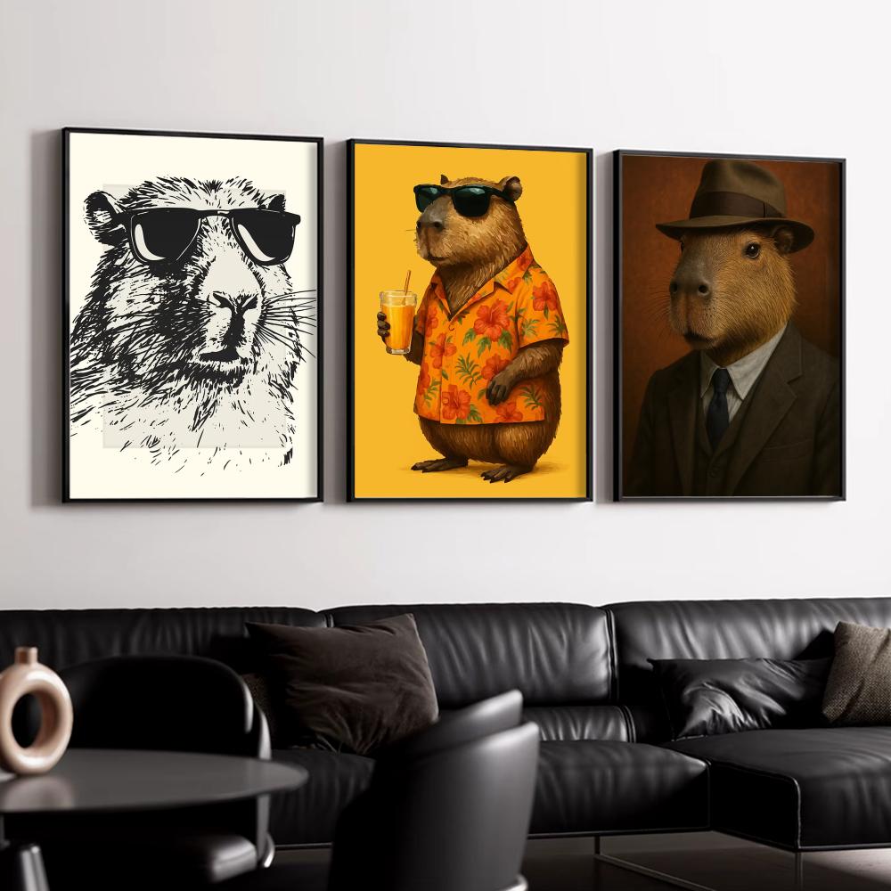 Poster Dinding Cetak Capybara  - Esports Gaming Poster ulasan dan harga