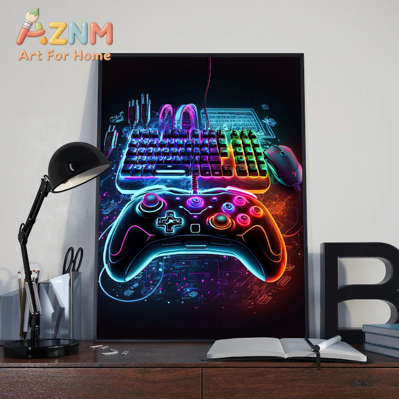 Poster Seni Dinding Gaming Neo - Esports Gaming Poster ulasan dan harga