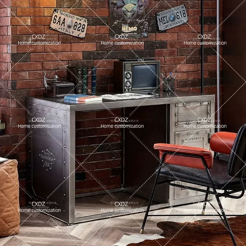 Meja Komputer Gaya Industrial, - Esports And Gaming Industry ulasan dan harga