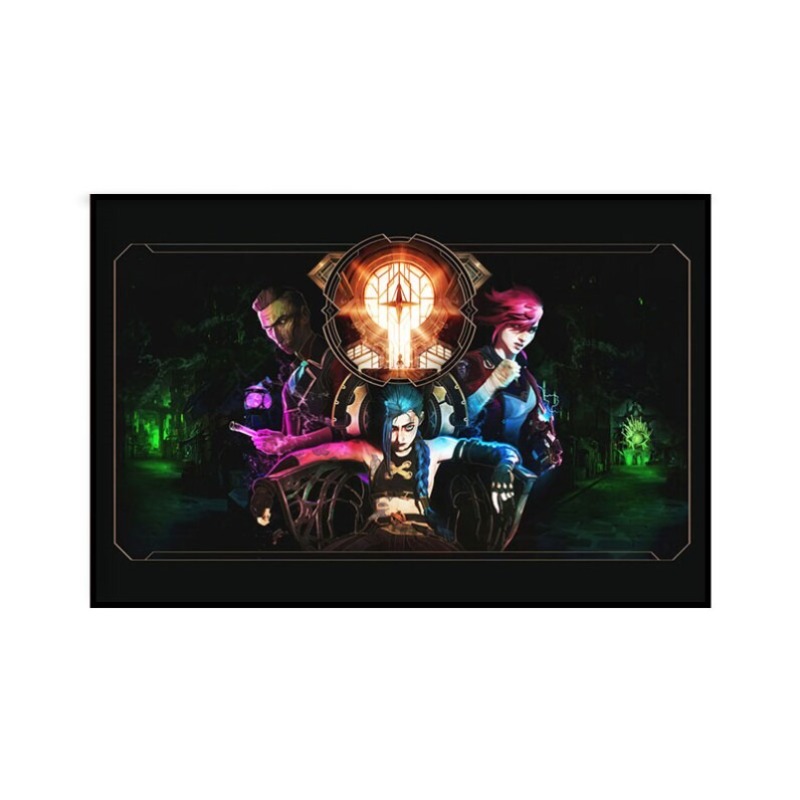 Poster Close-Up Arcane Jinx Ta - Esports Gaming Poster ulasan dan harga